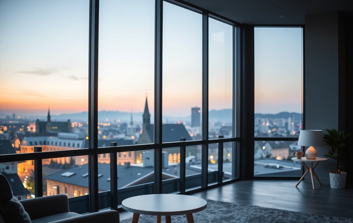 Urbanes Panorama Nürnberg